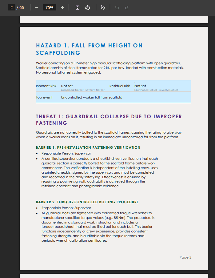 Export to PDF or Word